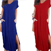 Amazon: Women's Loose Maxi Dresses with Pockets and Slits from $16.99 (Reg....