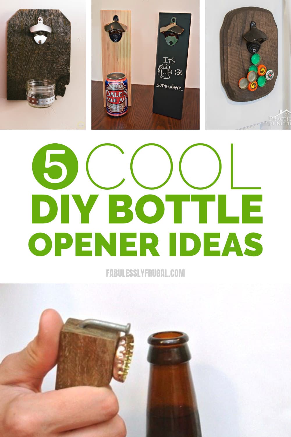 Cool DIY bottle opener ideas