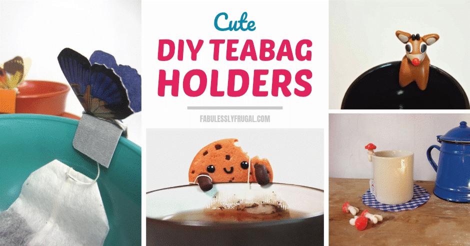 Cute DIY tea bag holders