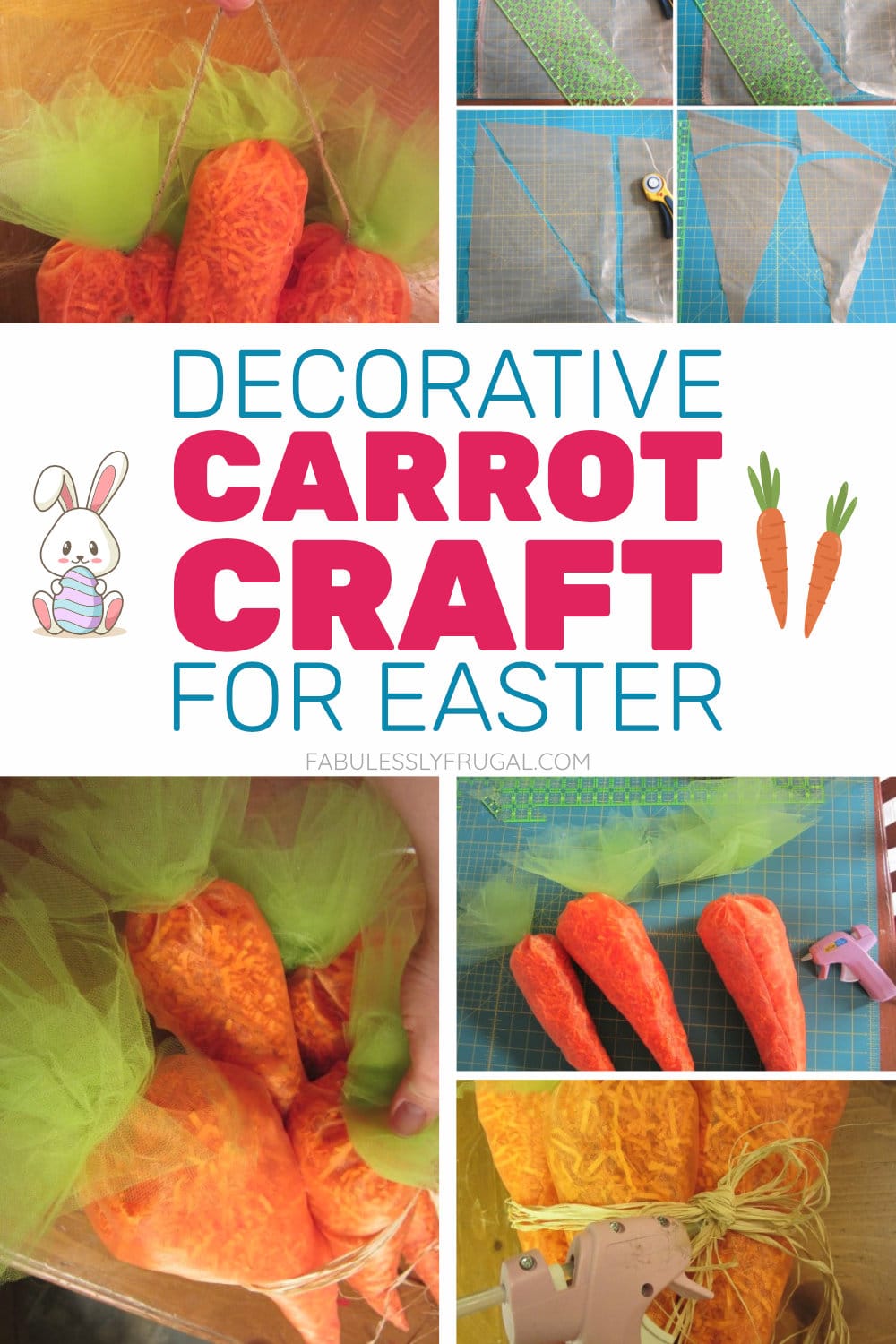 Decorative Carrot craft for Easter