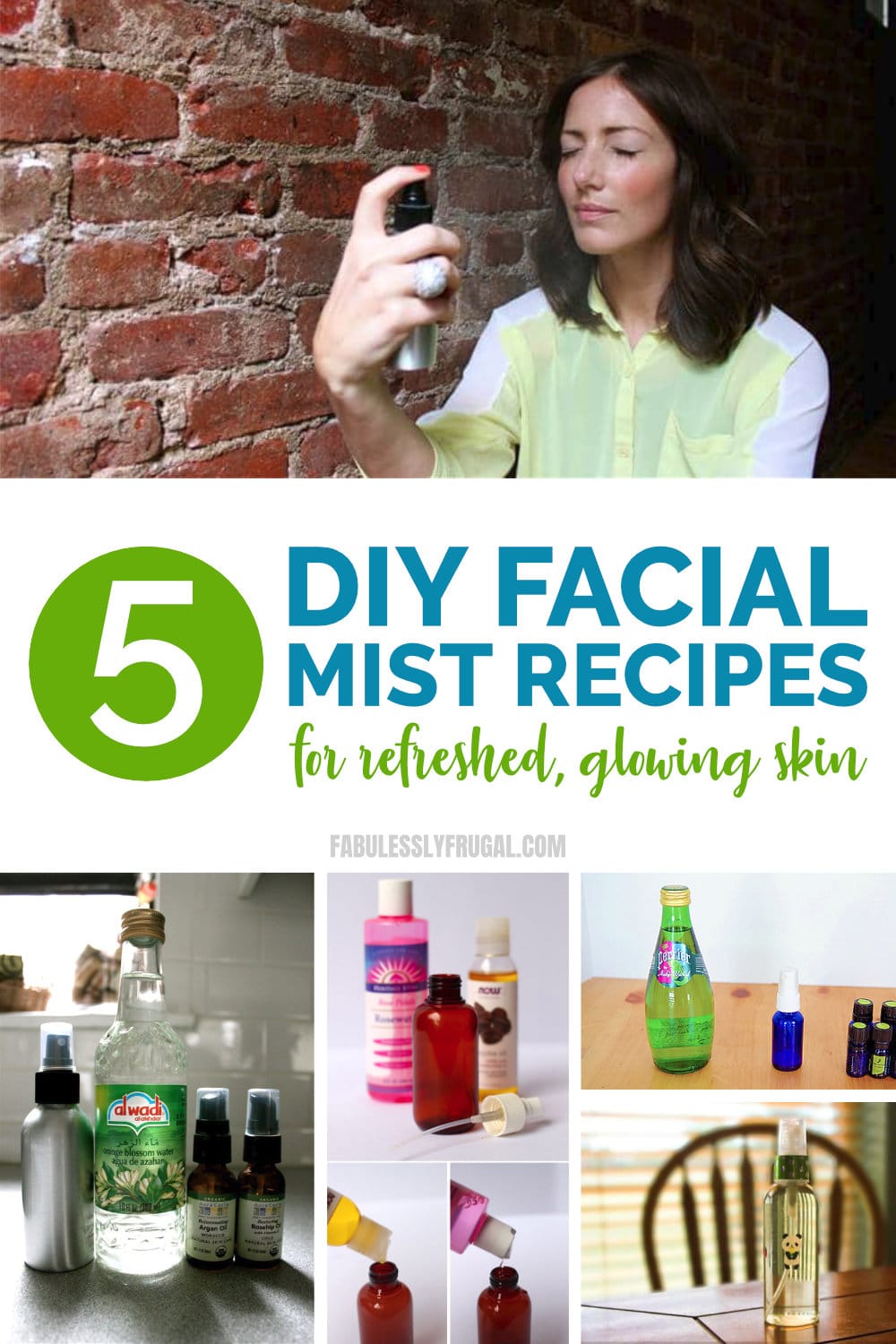 DIY facial mist recipes for refreshed glowing skin