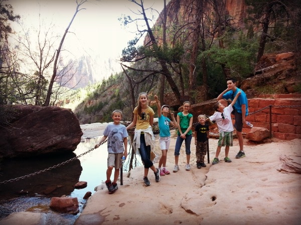 zion national park lower pools hike