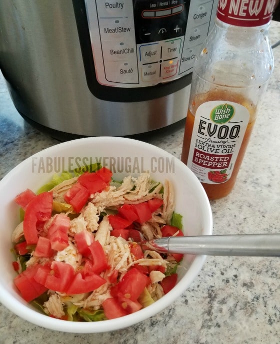 Wish-Bone EVOO Salad Dressing Lunch or Dinner Idea