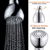 Amazon: High Pressure Shower Head With Powerful Rain Spray $6.97 After...