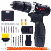 Amazon:  Compact Home Drill Set with 265In-lbs, 18+3 Position, 100pcs Accessories...