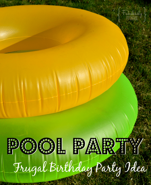 Pool Party Birthday Idea