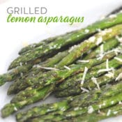 Grilled lemon garlic asparagus recipe
