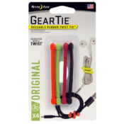 Amazon: 4-Pack Original Gear Tie Reusable Rubber Twist Tie $2.98 (Reg....