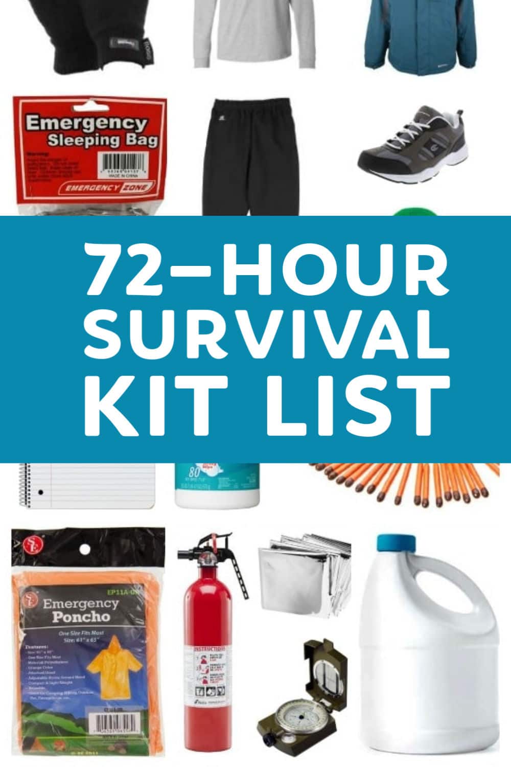 Emergency survival kit list