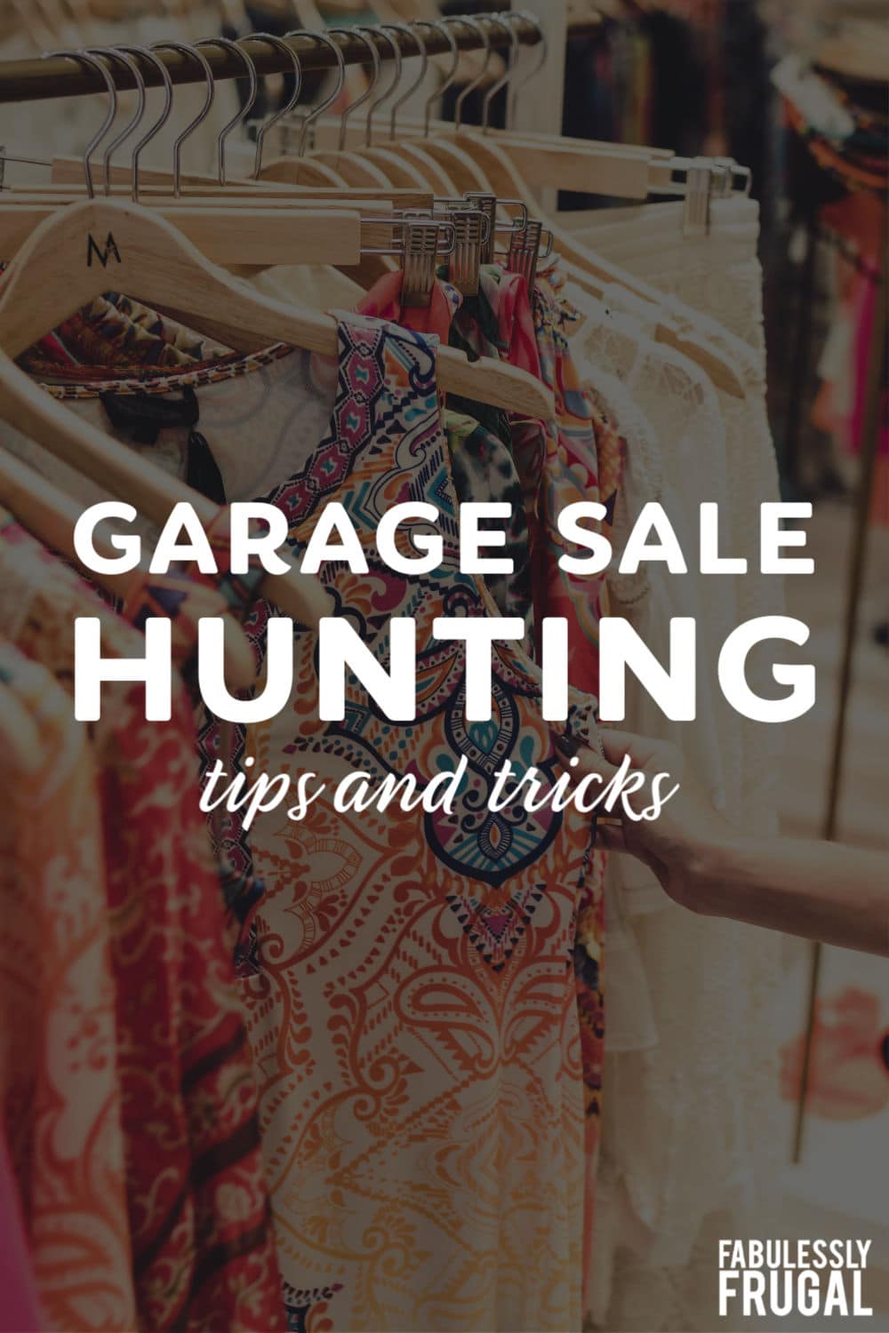 Garage sale hunting tips