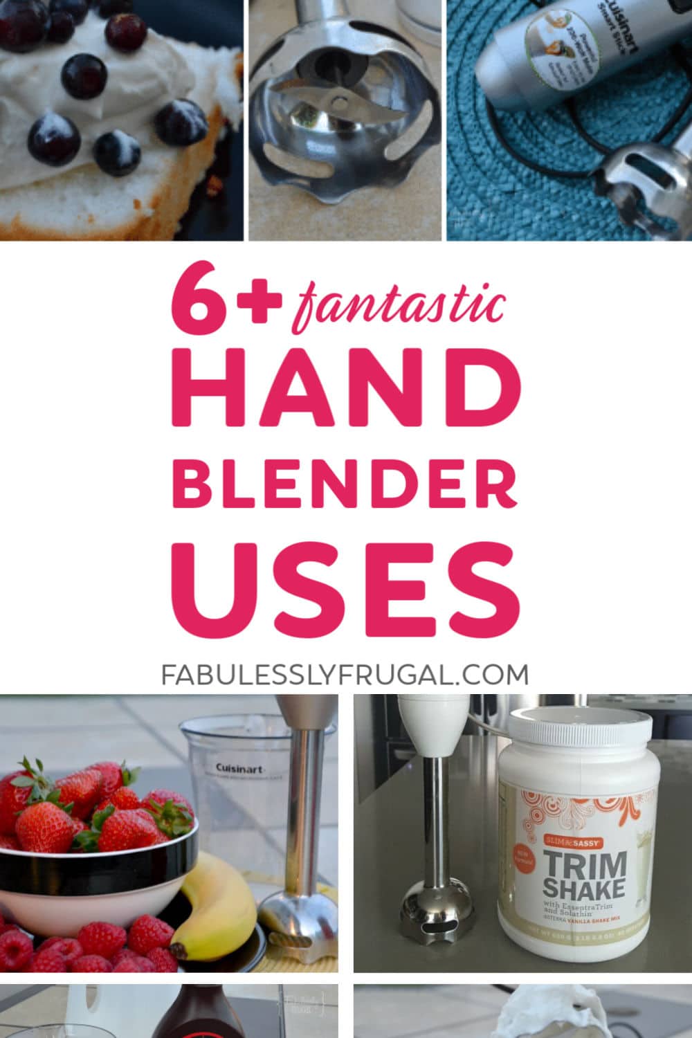 Hand blender uses