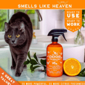 Amazon: 24oz Ready-to-Use Citrus Pet Odor Eliminator Pet Spray $16.12 After...