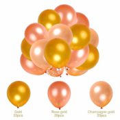 Amazon: 60pcs Latex Balloons 12 Inch Thicken Balloon  3 Assorted Colors...