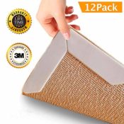 {{GONE}} Amazon: 12pc Premium Large Size Anti Curling Rug Gripper $5.98...