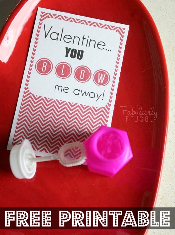 you blow me away valentine printable diy valentine