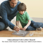 Amazon: Felt Letter Board 10x10 $11.50 After Code (Reg. $22.99)