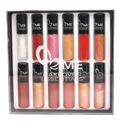 Lip Gloss 12pc Set by Makeover Essentials