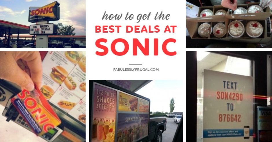 Best deals at Sonic Drive-in