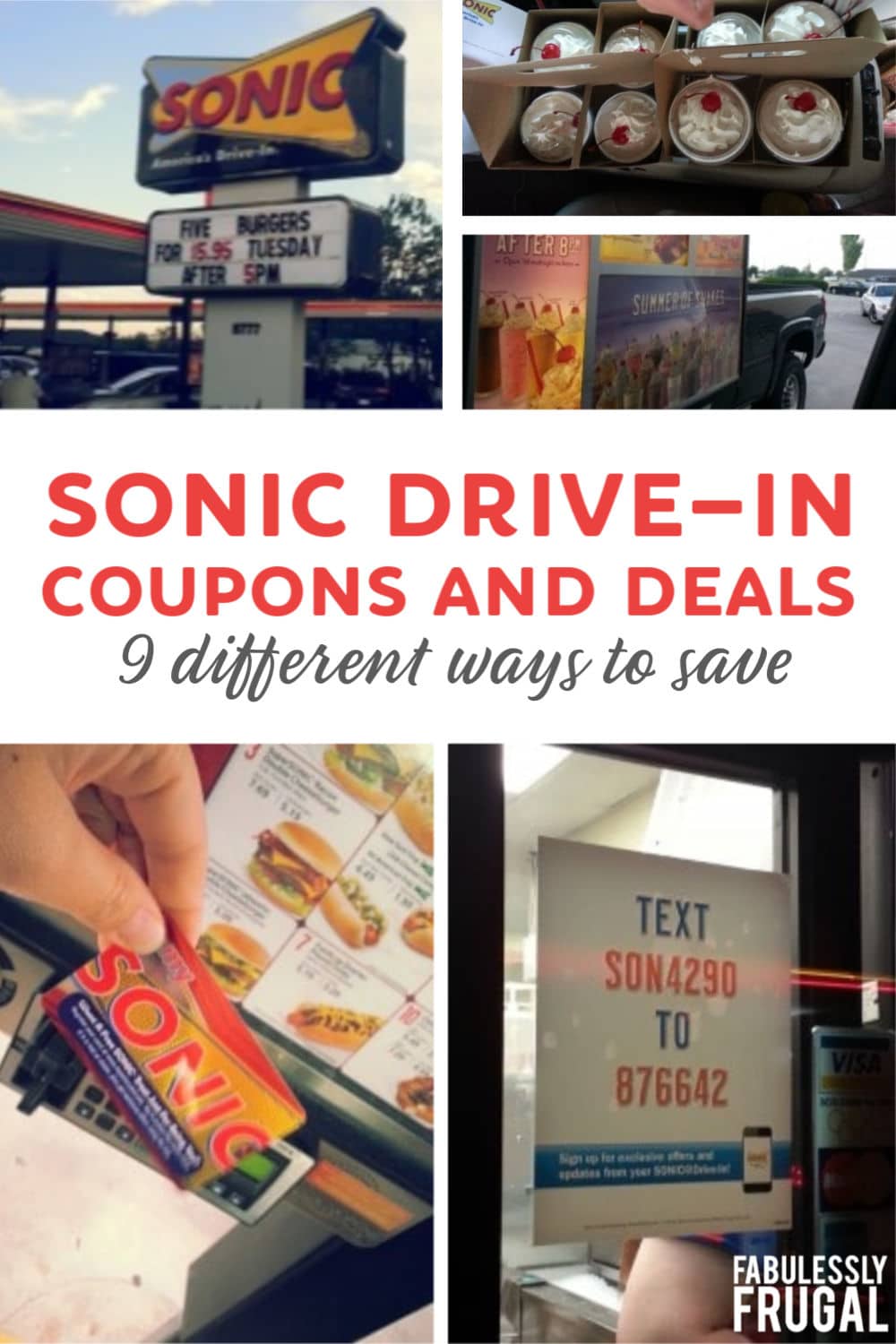 9 Sonic Drivein Coupons, Deals, and Ways to Save Fabulessly Frugal