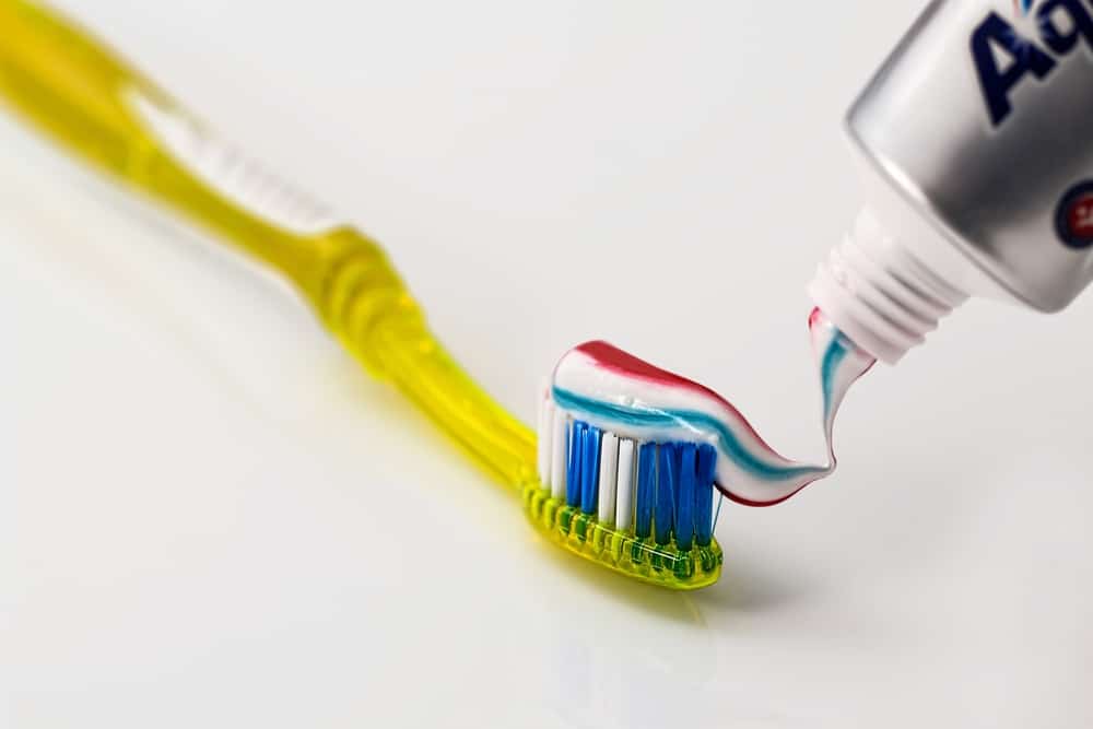 Toothbrush with paste