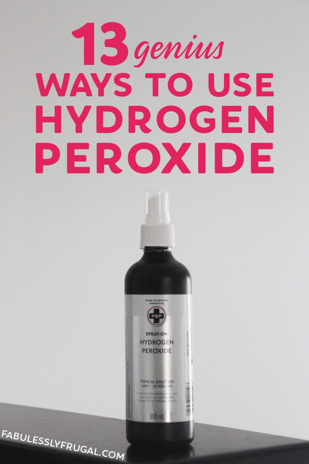 Ways to use hydrogen peroxide