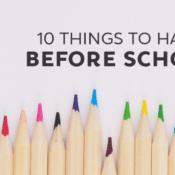 Back to school preparation