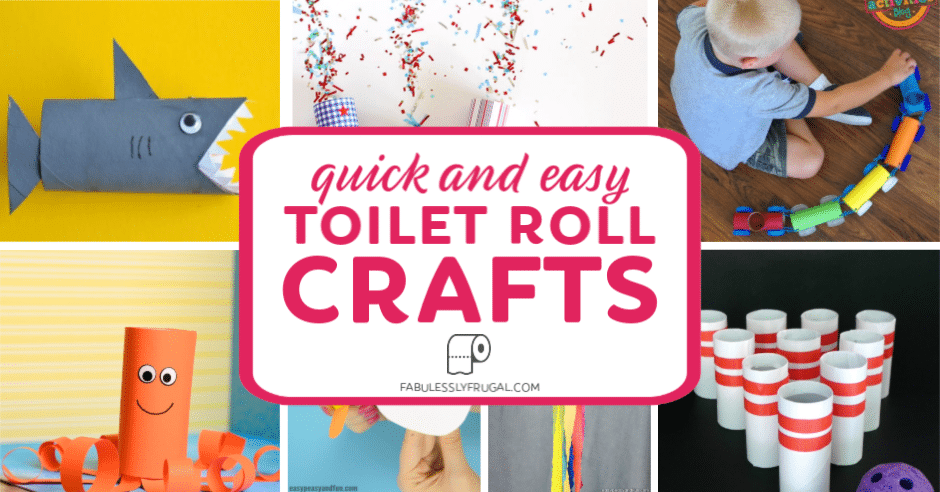 40 Easy Toilet Paper Roll Crafts for Kids and Adults - Fabulessly Frugal