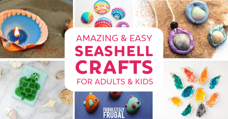 13 easy crafts using shells your kids can make this summer