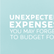 Unexpected expenses