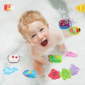Amazon: 13 Pcs Bath Toys with Organizer $5.99 After Code (Reg. $11.99)
