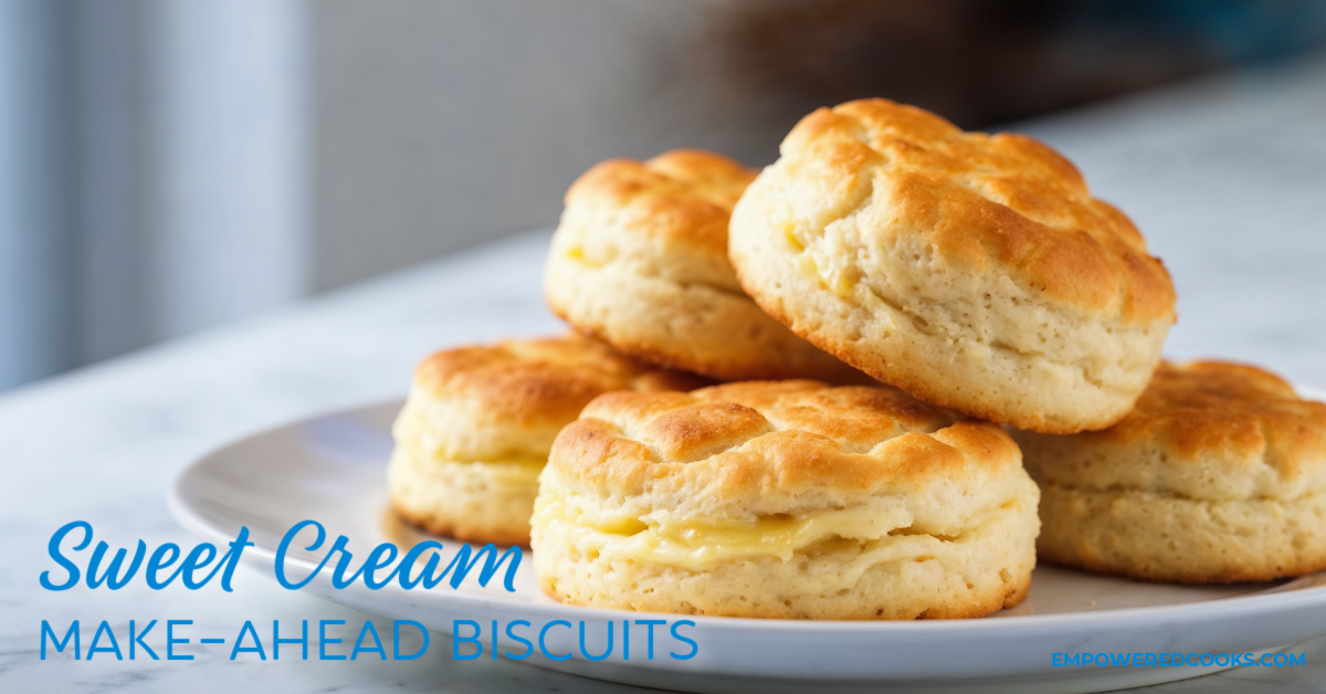 Sweet Cream Make-Ahead Biscuits