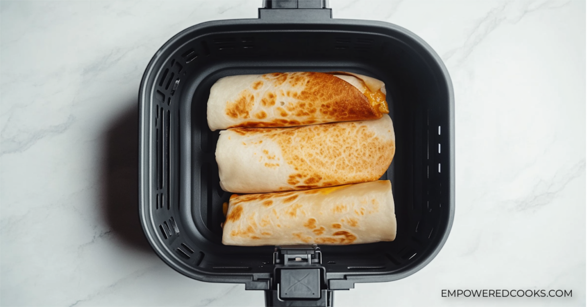 Burritos in the air fryer