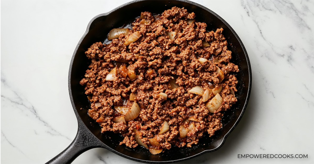 ground beef for burritos