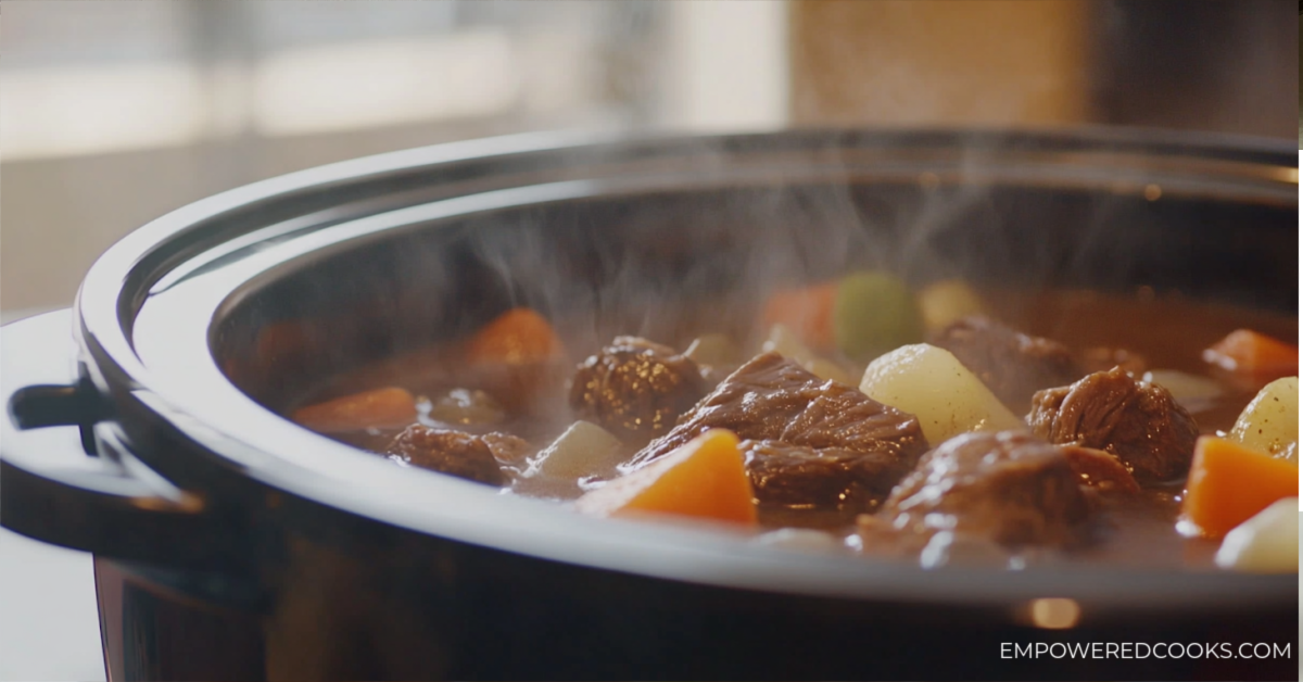 Slow cooker beef stew