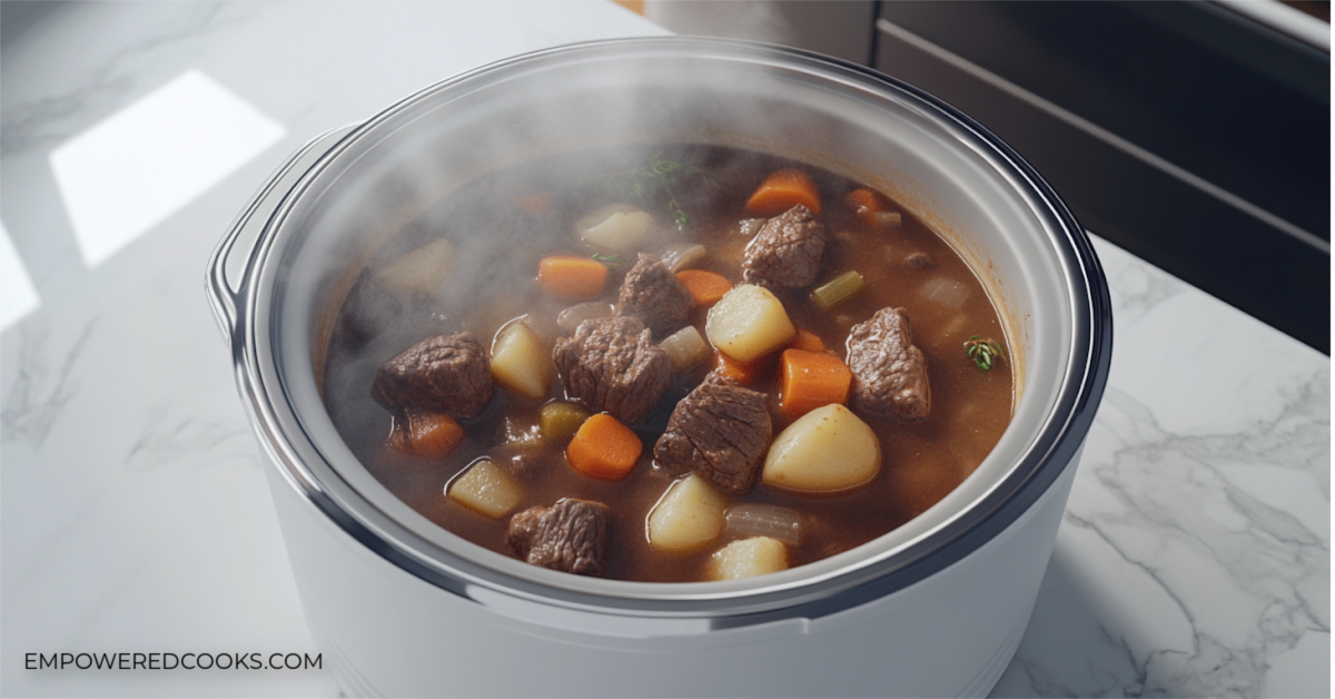 Beef stew in the Instant Pot