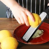 Amazon: Stainless Steel Lemon Zester and Cheese Grater with Protective...