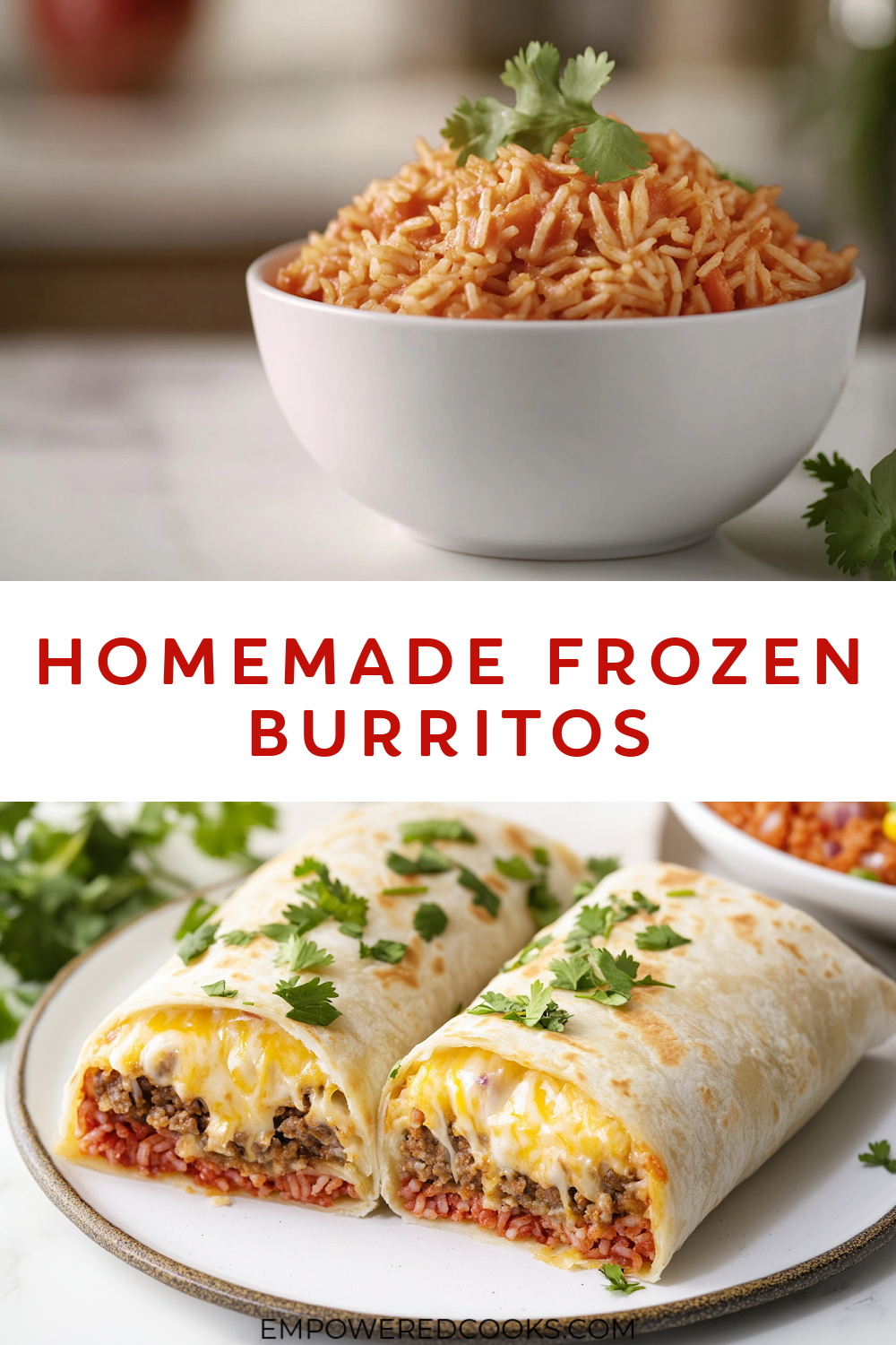 Homemade Frozen Burritos