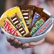 Amazon: 30 Count Box of M&M'S, Snickers, 3 Musketeers, Skittles and...