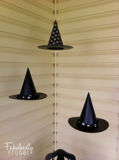 Floating witch hats