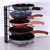 Amazon: 5 Tiers Adjustable Pots and Pans Holder $15.99 (Reg. $29.99)