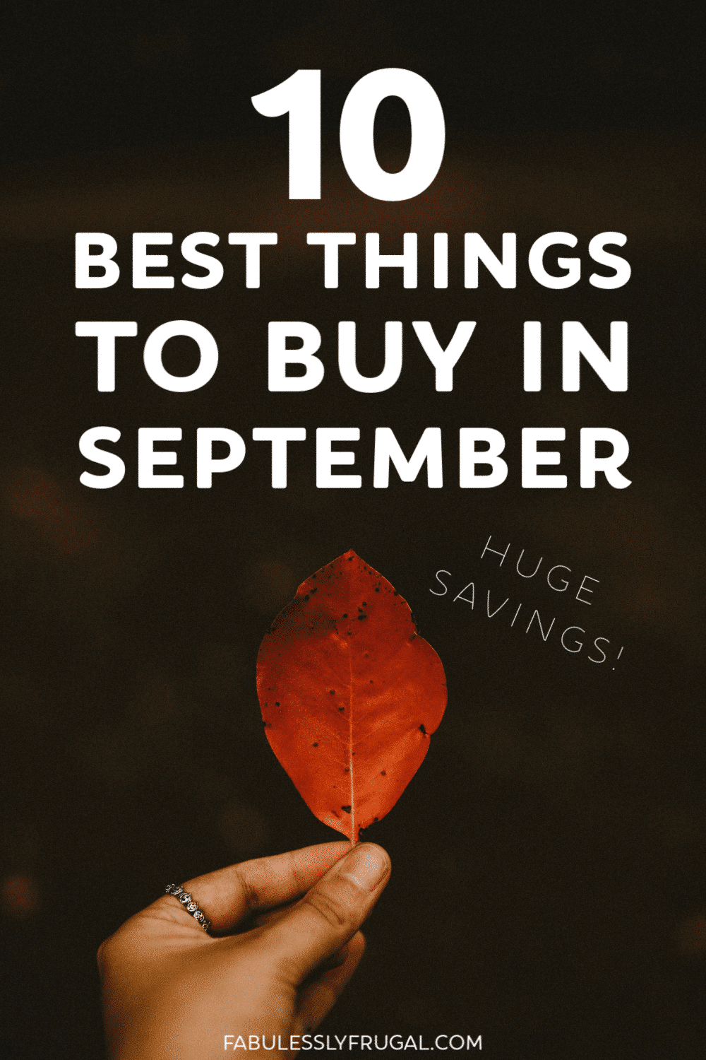 Best things to buy in September