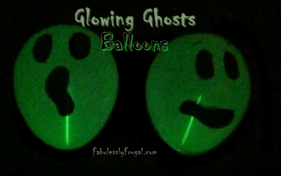 Glowing ghosts Balloons
