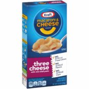 Amazon: 8 Boxes Kraft Three Cheese Macaroni & Cheese as low as $6.66...