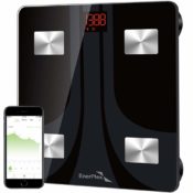 Today Only! Amazon: Bluetooth Body Fat Scale, Black $23.96 (Reg. $44.97)...