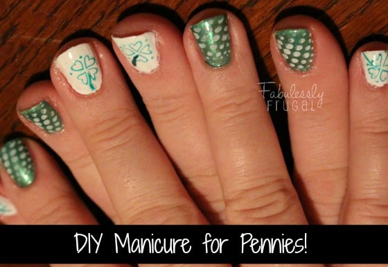 DIY Stamped Manicure Finished Product