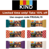 KIND Bars: Limited Time Save 15% with Coupon Code!