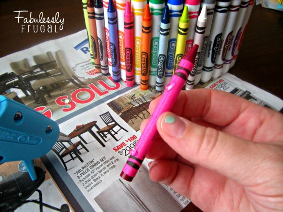 Teacher Gift- glue crayons