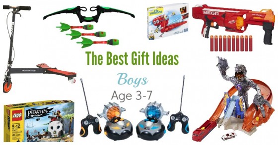 The Best Gift Ideas for Boys age 3-7