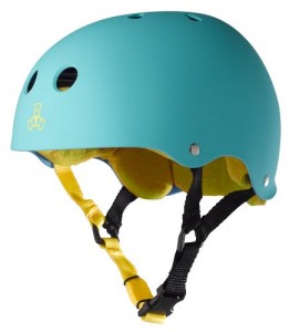 Triple 8 Brainsaver Rubber Helmet with Sweatsaver Liner