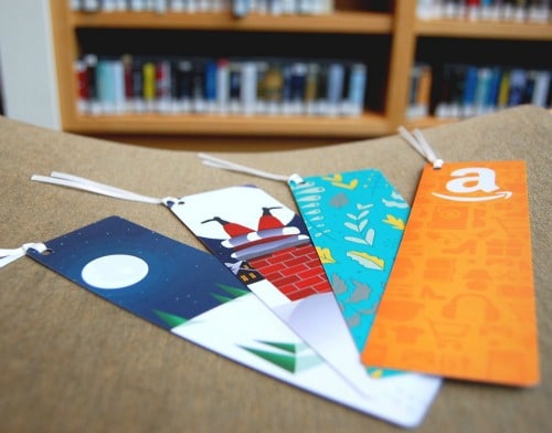 amazon gift card bookmarks